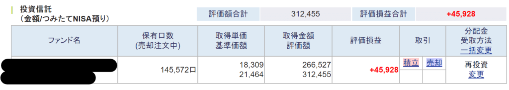 投資信託の証拠画像